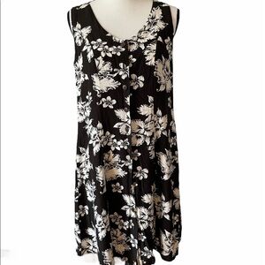 M D Fashion made in Hawaii Dress floral office coverup resort cruise vacation